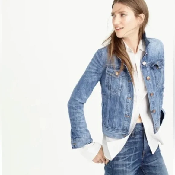J.Crew Denim Jacket Women’s Sz XS - Picture 2 of 9